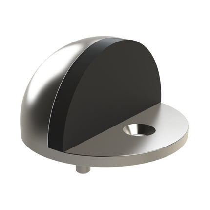 50008 | Door Stop Half Moon Floor Mounted Satin Nickel | Emroware Decorus Hardware Perth Australia