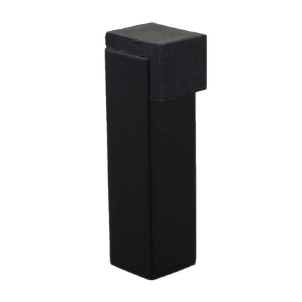 50014MB | Door Stop Wall / Floor Mounted 20x75mm Matt Black | Emroware