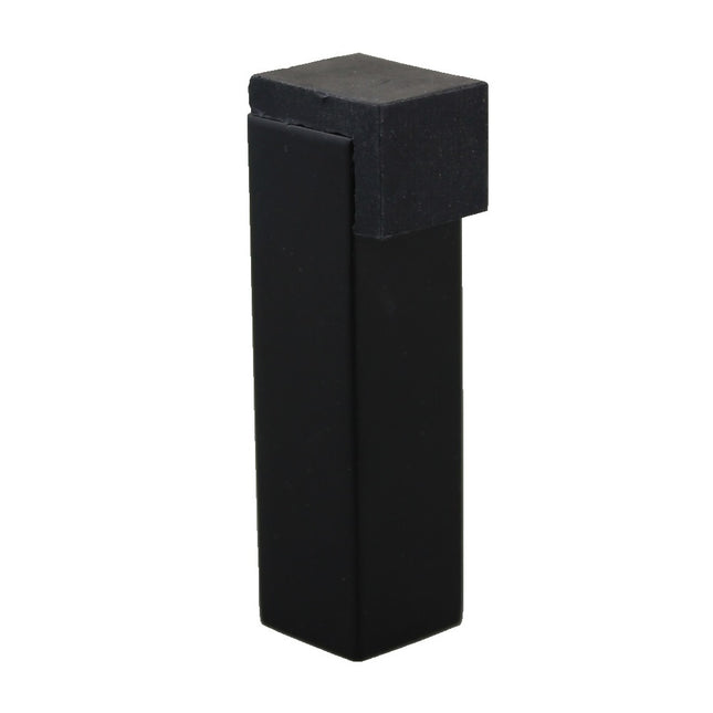 50014MB | Door Stop Wall / Floor Mounted 20x75mm Matt Black | Emroware Decorus Hardware Perth Australia