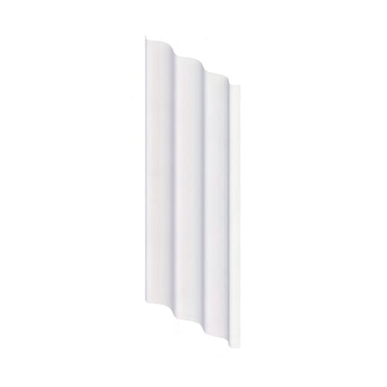 SCAC2400 | Shower Curtain 2400mm x 1880mm Drop White Darcon | Emroware Decorus Hardware Perth Australia