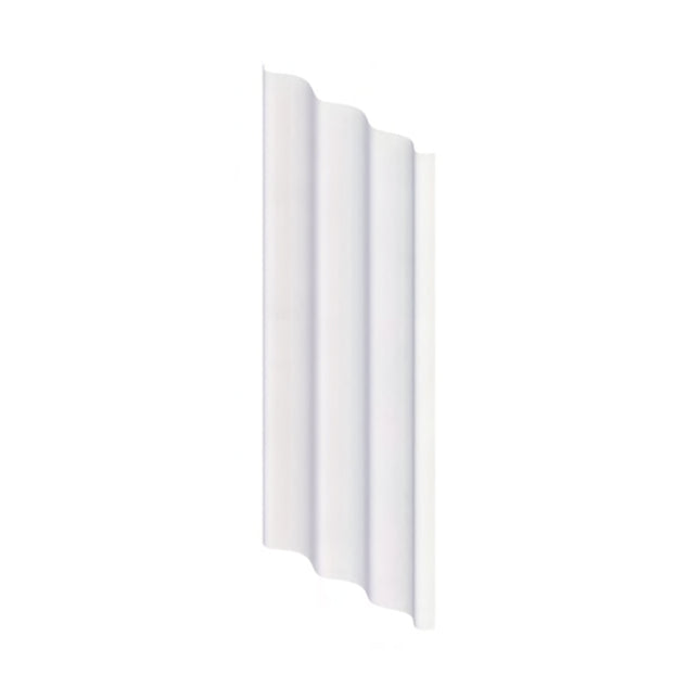SCAC2400 | Shower Curtain 2400mm x 1880mm Drop White Darcon | Emroware Decorus Hardware Perth Australia