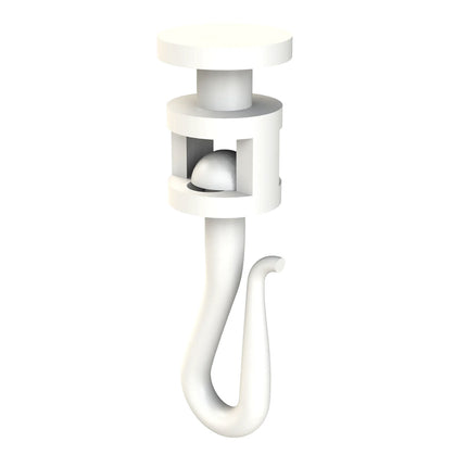 SCAHOOK | Plastic Curtain Hooks for Shower Track White Pack of 25 | Emroware Decorus Hardware Perth Australia