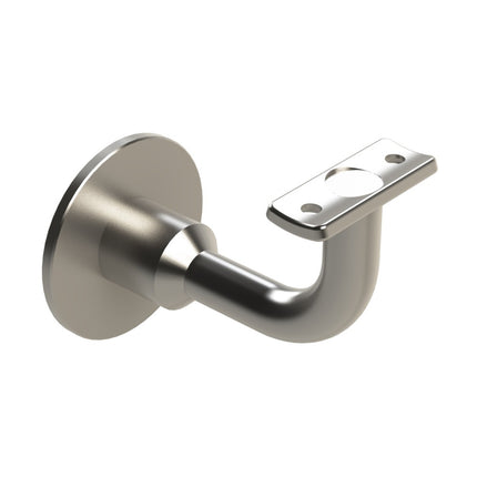 SS441CT | Deluxe Handrail Bracket Curved Top 304 Brushed Stainless Steel | Emroware