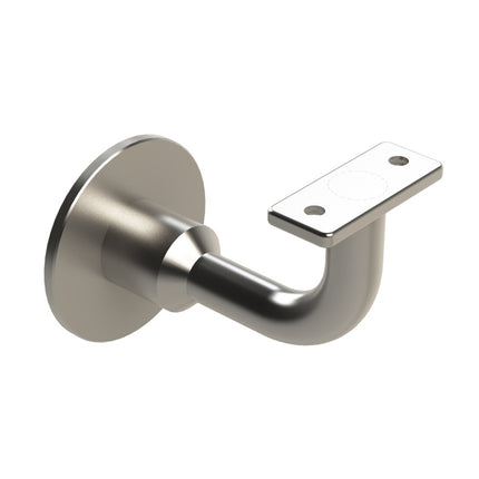 SS441FT | Deluxe Handrail Bracket Flat Top 304 Brushed Stainless Steel | Emroware