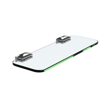 Emroware GL270CP Glass Shelf – 270mm Chrome plated zinc brackets 6mm toughened glass Decorus Hardware Perth Australia