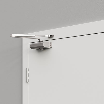 JNF 600 Series ML.21.600.BS Hydraulic Overhead Door Closer Fire Rated Silver up to 80Kg