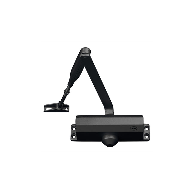 JNF ML.21.600.BS Hydraulic Overhead Door Closer Fire Rated Black Up To 80kg