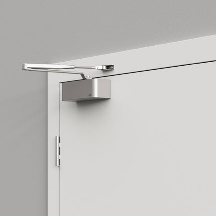 JNF 600 Series ML.21.600.BS Hydraulic Overhead Door Closer Fire Rated Silver up to 80Kg
