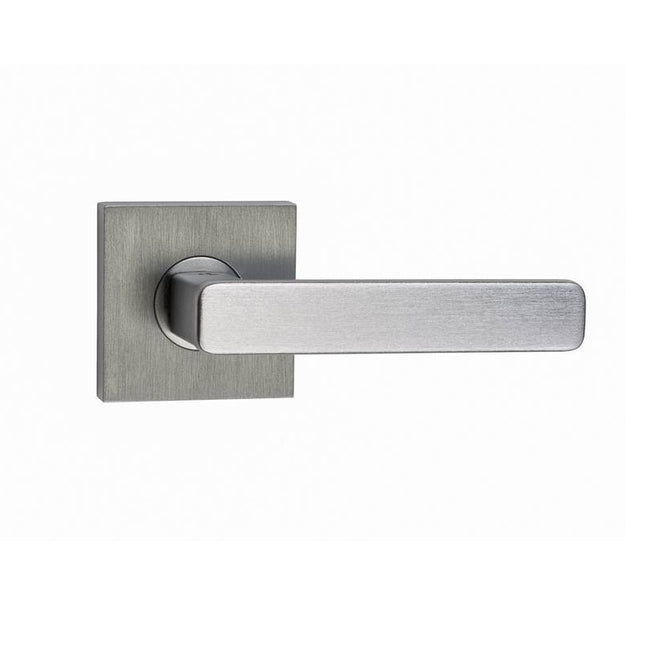 Decorus Door Lever on Square Rose Passage Set Box Pack Matt Black 545S DE MB BP N2LOK