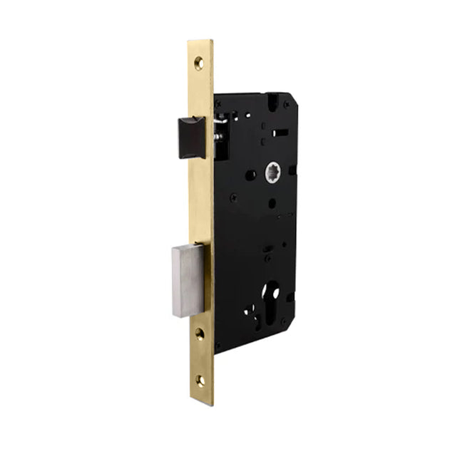 24585S SB BP | Euro Mortice Lock 45mm Box Pack Satin Brass 24585SSBBP | N2lok