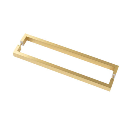 2DP14D SB BP | Blanc Door Pull Handle 450x430mm Box Pack Satin Brass 2DP14DSBBP | N2lok