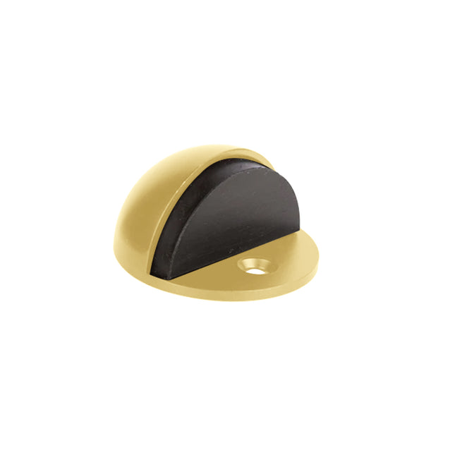 Door Stop Half Round 45mm Box Pack Satin Brass 2DS 45HR SB BP N2LOK