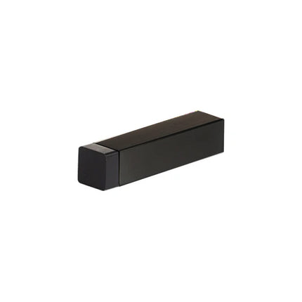 Modern Square Tube Door Stop Box Pack Matt Black 2DS 709 MB BP N2LOK