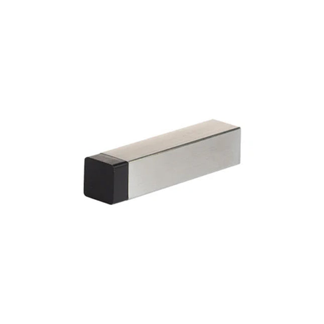 Modern Square Tube Door Stop Box Pack Satin Stainless Steel 2DS 709 SSS BP N2LOK