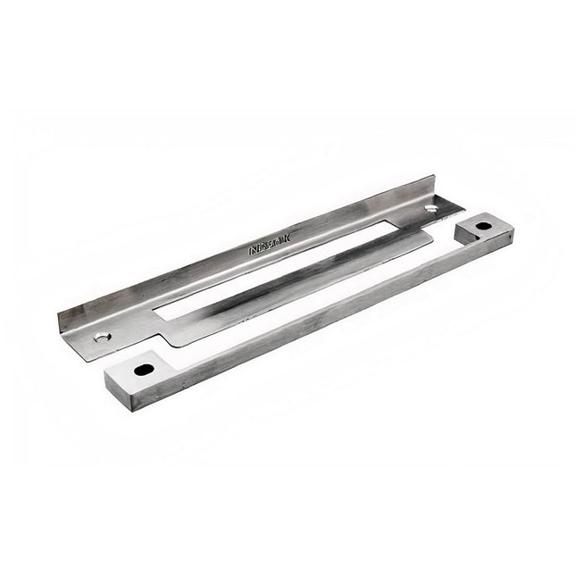 Euro Mortice Rebate Kit Satin Stainless Steel 2MRKSSSBP N2LOK