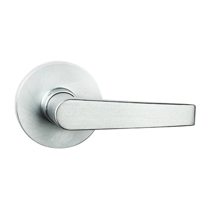 545R H PC BP | Horizonte Door Lever Round Rose Passage Polished Chrome | N2lok