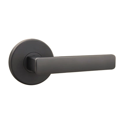 Vitus Door Lever on Round Rose Passage Set Gunmetal 545 VI GM BP N2LOK