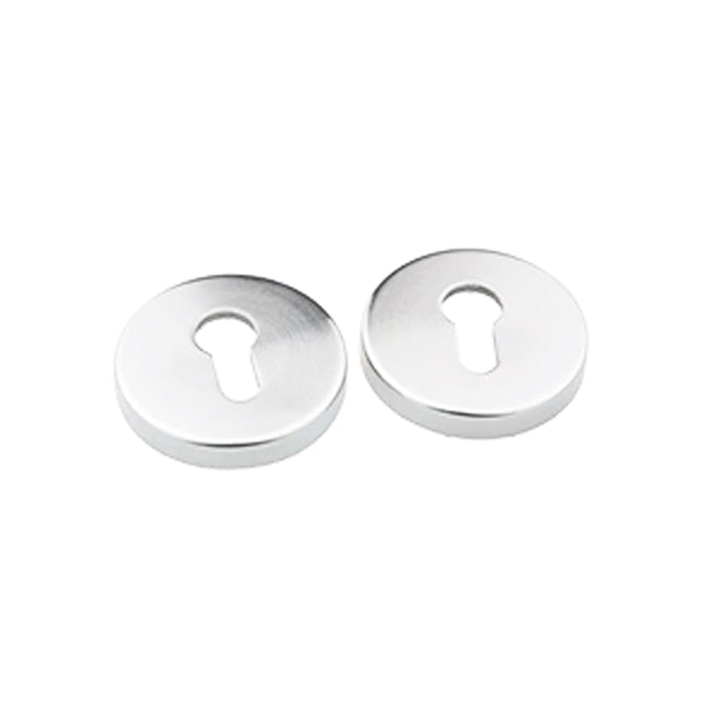 56/65E R PC BP | Euro Round Escutcheon 65mm Box Pack Polished Chrome 5665ERPCBP | N2lok