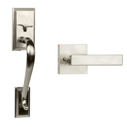 5765 MD BS PR/SQ SN | Madison Straight Lever Passage Set Satin Nickel 765MDBSPRSQSN | N2lok