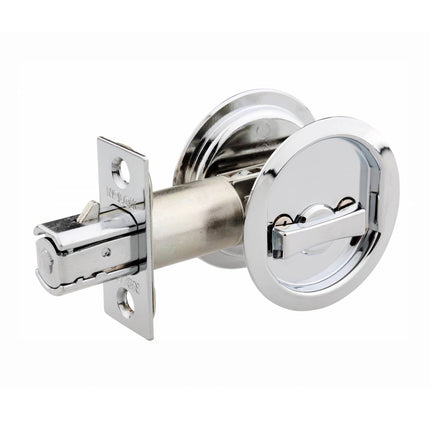 65 RPDL PC BP | Sliding Door Cavity Lock Privacy Set Box Pack Polished Chrome | N2lok