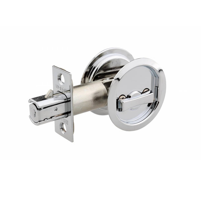 65 RPDL PC CP | Domaine 65 RPDL Privacy Round Rose Polished Chrome Clear Pack 65RPDLPCCP | N2lok