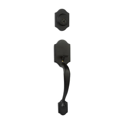 765 CH SC MB BP | Charente Single Cylinder Door Entrance Set Box Pack Matt Black 765CHSCMBBP | N2lok
