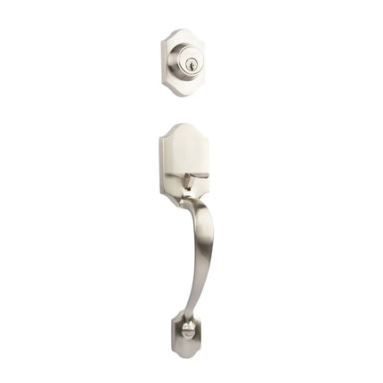 765CHSCSNBP | Charente Single Cylinder Door Entrance Set Box Pack Set Satin Nickel | N2lok