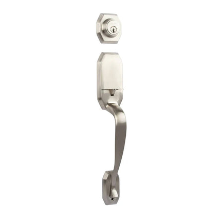765 GA SC SN BP | Garrone Single Cylinder Door Entrance Set 60-70mm Box Pack Satin Nickel 765GASCSNBP | N2lok