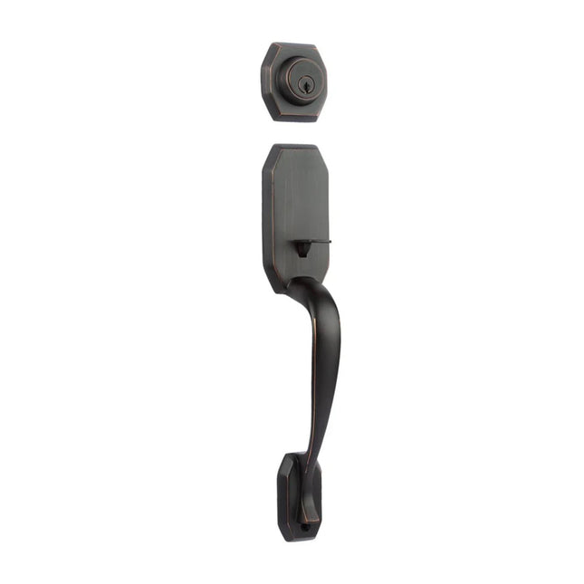 765GASCVBBP | Garrone Single Cylinder Door Entrance Set 60-70mm Box Pack Venetian Bronze | N2lok