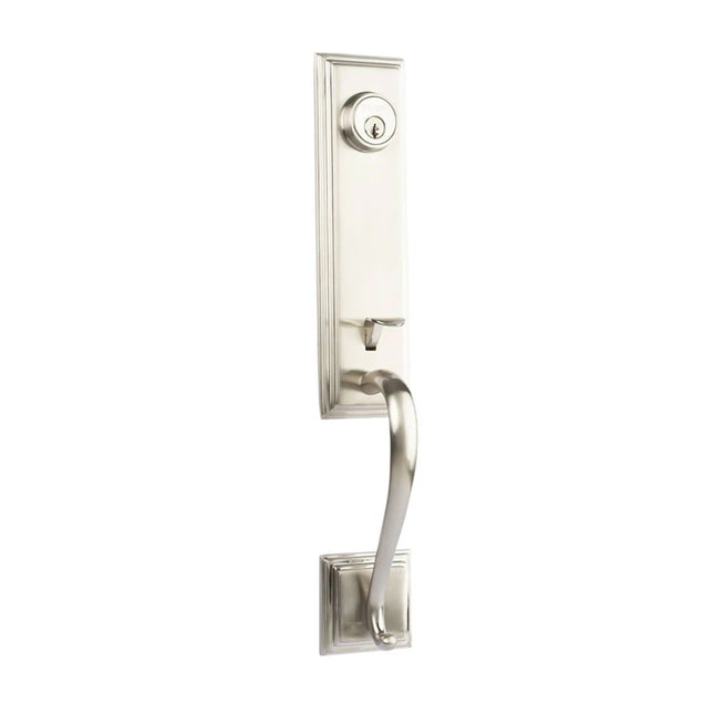 Seine Double Cylinder Door Entrance Set Box Pack Satin Nickel 765SEDCSNBP N2LOK