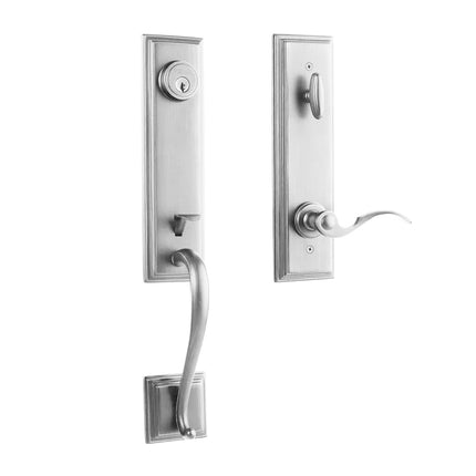 765 SE IC FL PC BP | Seine Door Handle Interconnect Flutto Lever Entrance Set Polished Chrome 765 SE IC FL/PI PC BP | N2lok