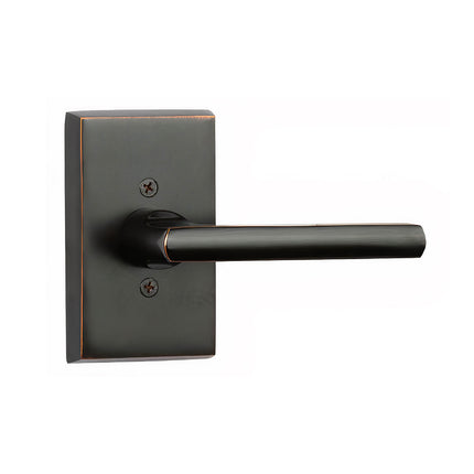 8453 AO SL VB BP | Agrigento Straight Door Lever Handle Passage Box Pack Venetian Bronze | N2lok