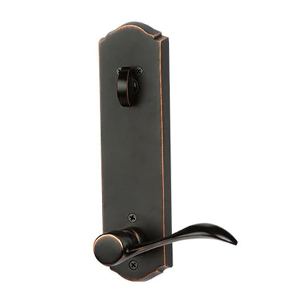 8611 EN WLR VB BP | Etna Medium Wave Door Lever Single Cylinder Box Pack Right Hand Venetian Bronze | N2lok