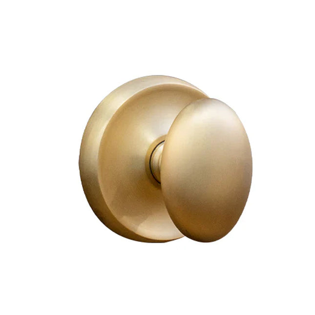 A740 UO/PI L03 BP | Uovo Passage Door Round Knob Box Pack Polished Brass | N2lok