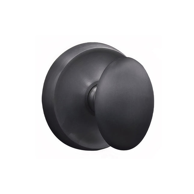 A740 UO/PI MB BP | Uovo Passage Round Door Knob Box Pack Matte Black | N2lok