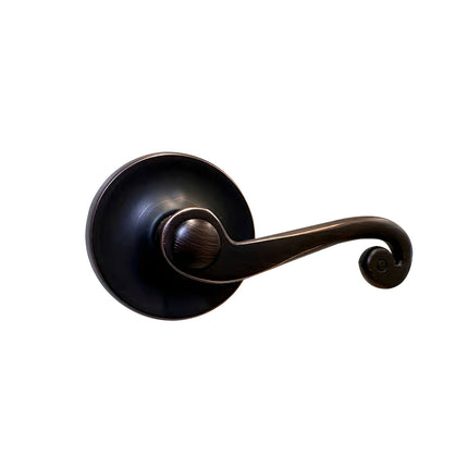 A745 SP/PI VB BP | Spira Door Lever Handle Passage Round Box Pack Venetian Bronze | N2lok