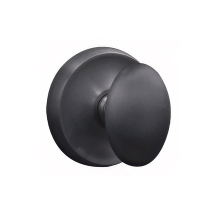 A750 UO/PI MB BP | Uovo Privacy Door Knob Round Box Pack Matte Black | N2lok