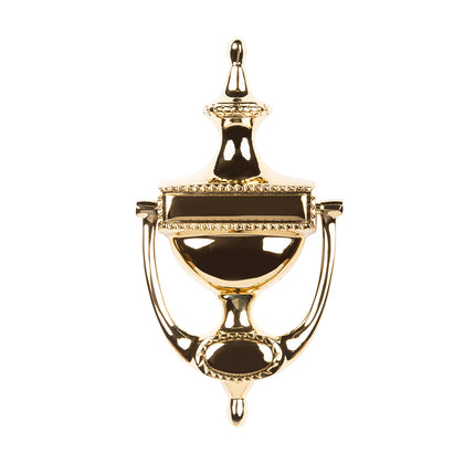 Georgian Door Knocker Box Pack Polished Brass MFBDKG22L03BP N2LOK