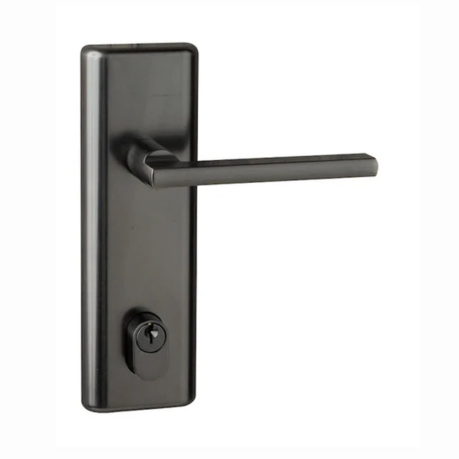 V2 9265 DE MB BP | Infinity Door Lever Handle Multifunction Entry Set Matt Black V2/9265/DE/MBBP | N2lok