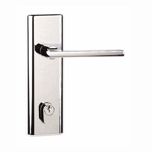 Infinity Decorus Door Lever Handle Multifunction Entry Set Polished Chrome V2/9265/DE/PCBP N2LOK