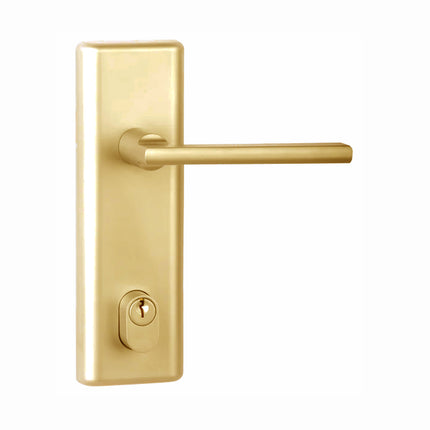 V2 9265 DE SB BP | Infinity Door Lever Handle Multifunction Entry Set Satin Brass V2/9265/DE/SBBP | N2lok