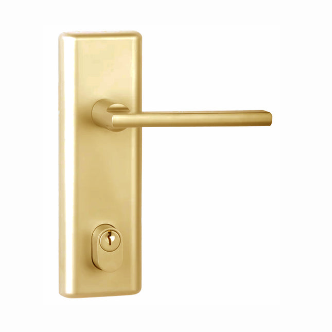 V2 9265 DE SB BP | Infinity Door Lever Handle Multifunction Entry Set Satin Brass V2/9265/DE/SBBP | N2lok