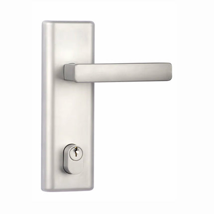 Infinity Vitus Door Lever Handle Multifunction Entry Set Satin Chrome Plate Box Pack N2LOK