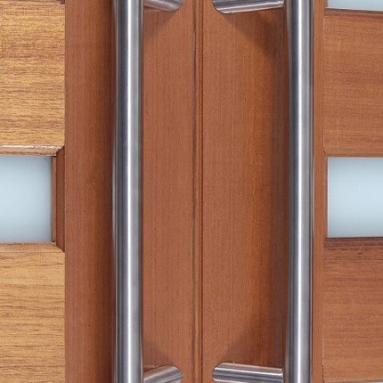 Omega Round Pull Handle Back to Back 1200mm Satin Stainless Steel 7302.BB.SS Zanda