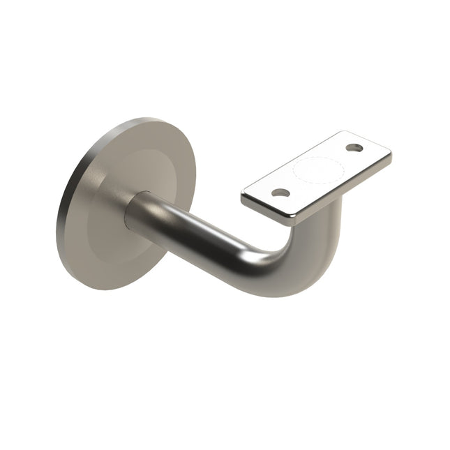 Emroware SS443FT Extended concealed flat top bracket Satin stainless steel G304 80mm extension (Internal use only) Decorus Hardware Perth Australia