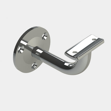 Emroware SS444CTG316 Extended exposed curved top bracket Polished stainless steel G316 80mm extension (External or internal use) Decorus Hardware Perth Australia