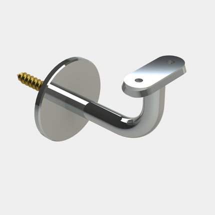Emroware SS681CT-FT Commercial Concealed CT-FT bracket Polished stainless steel G316 with conversion insert CT-FT (External or internal use) Decorus Hardware Perth Australia