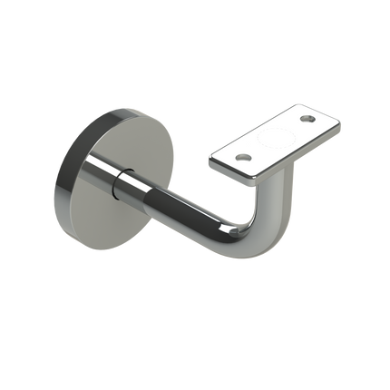 Emroware SS80FTP Extended concealed flat top bracket Polished stainless steel G304 with cover plate (Internal use only) Decorus Hardware Perth Australia