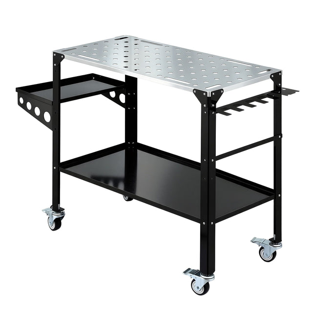 Giantz Welding Table Cart with Tool Storage 130KG Capacity Mobile Workstation – product detail