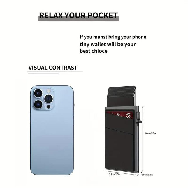 Contemporary Acrylic RFID Blocking Card Holder – product detail